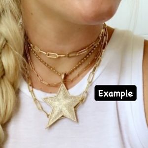 Karli Buxton Gold Star Necklace Charm